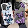INS Retro Butterfly Phone Cover Case for Samsung Galaxy A13 A17 A52 A32 A36 A23 A71 A14 A56 A54 A12 A16 A34 A72 A25 A73