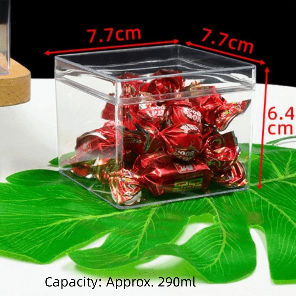 About 290ML Plastic Cookie Box Handmade Tiramisu Containers  Tableware Supplies