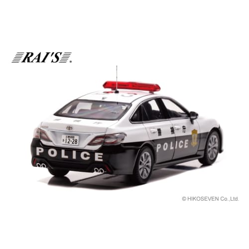 RAI'S 1/43 Scale Toyota Crown (ARS220) 2022 Metropolitan Police Department Expressway Traffic Police Vehicle (Speed ??3) Finished Product