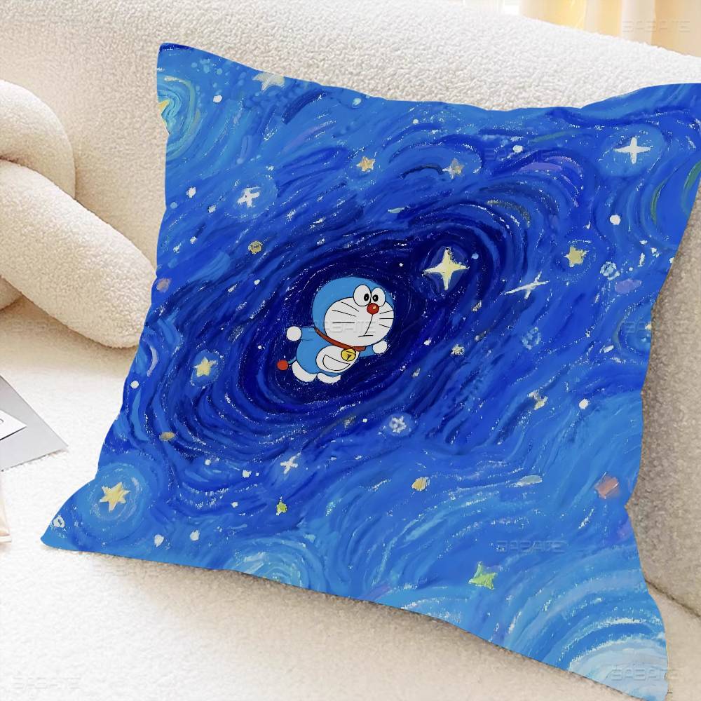 Funny DDoraemons Cartoon Pillow Gift Home Office Decoration Pillow Bedroom Sofa Car Cushion CoverPillow Case