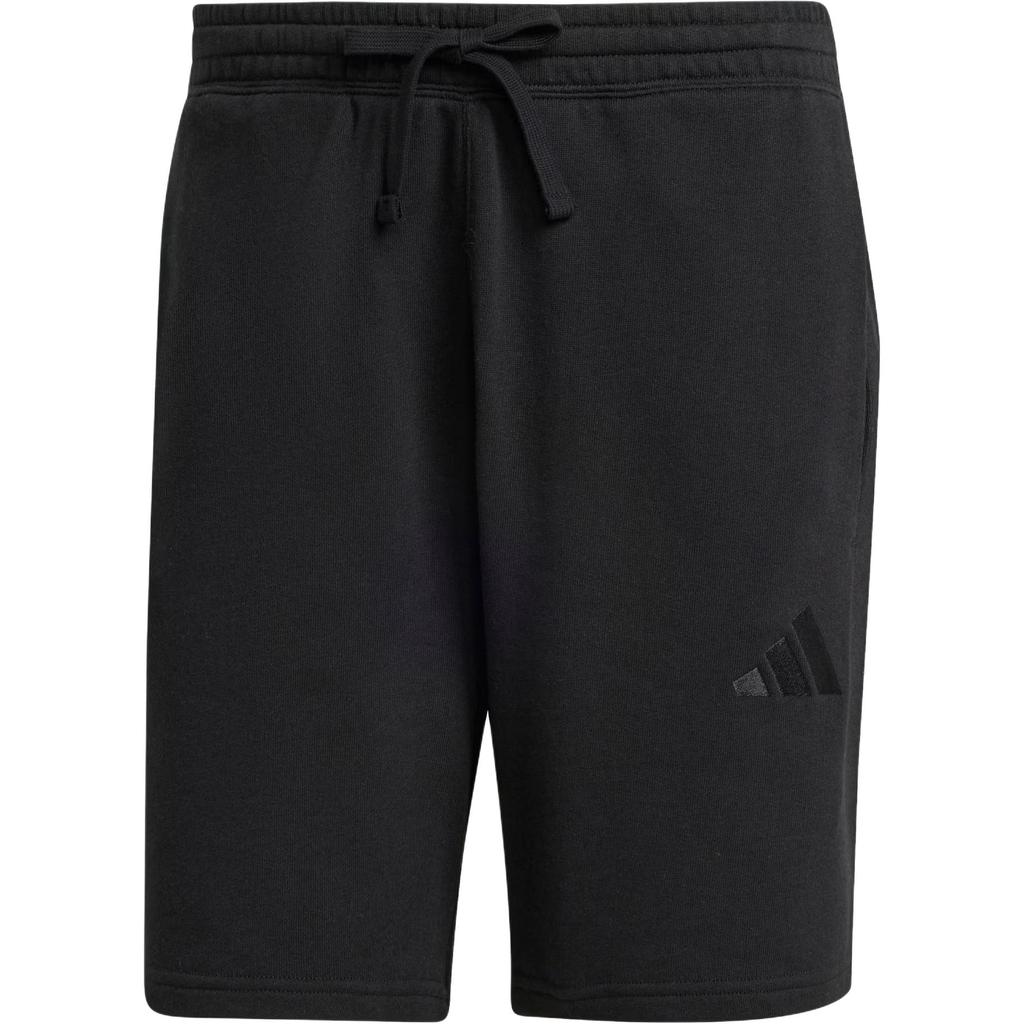Adidas All Season French Terry Comfortable Breathable Skin-Friendly Drawstring Casual Shorts Men Bottoms Black IX1247