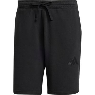 All Season French Terry Comfortable Breathable Skin-Friendly Drawstring Casual Shorts Men Bottoms Black IX1247