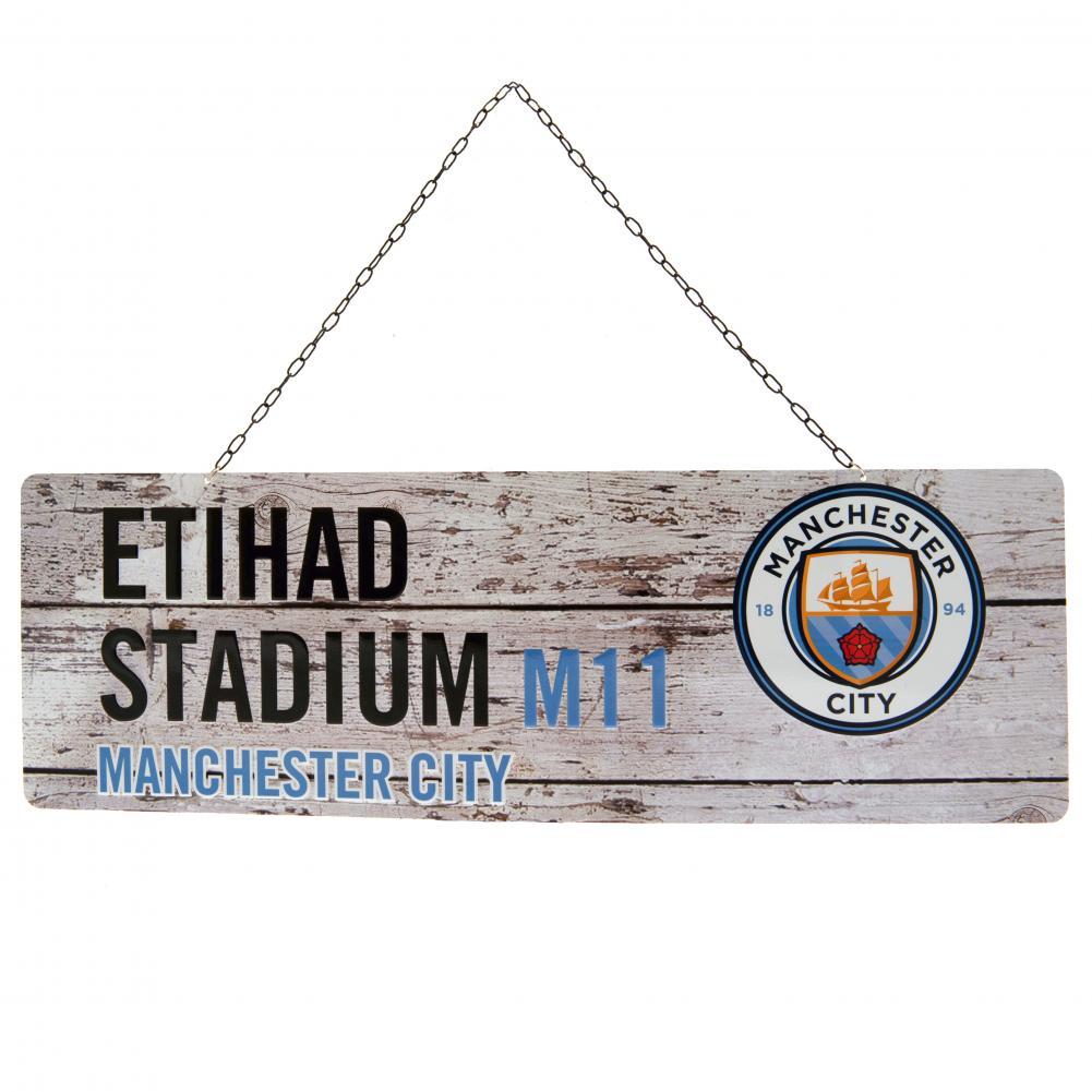 Rustikální plaketa Manchester City FC