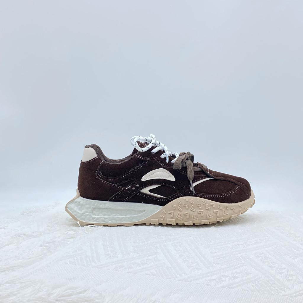 Platform-soled German training shoes women's 2025 spring and autumn new small height-increasing sports and leisure shoes versatile retro Forrest Gump