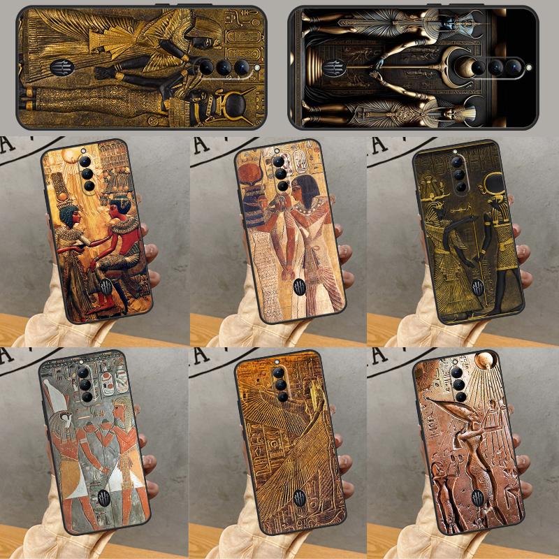Egypt Pharaoh Mural Case For Nubia Red Magic 10 Pro Plus 6 7 Pro 6S 7S 5G 6R RedMagic 9S 8S 8 9 Pro Plus Coque