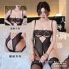 Sexy Lingerie Sexy Steel Ring Lace Seduction Open Gear Free Onesie Women