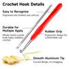 Inscraft Crochet Hook and Knitting Needle Sewing Rope Knitting Yarn Row Row Storage Case Handicraft Basic Introductory Kit 73-piece Set, Needle,