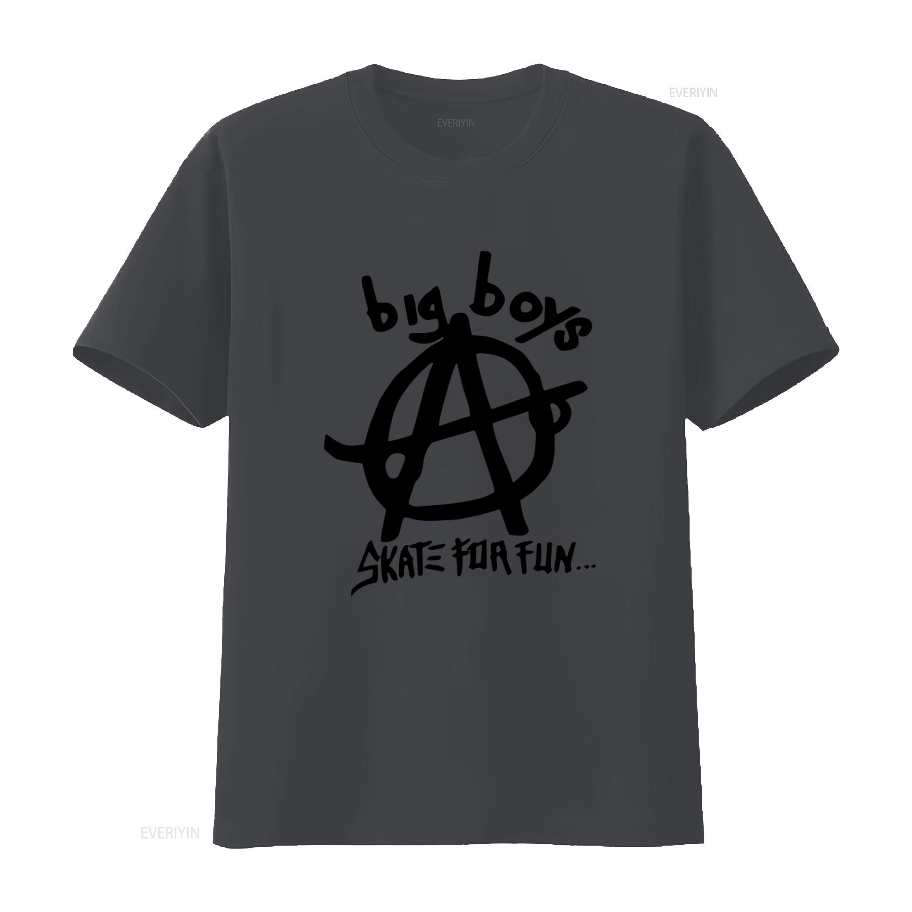 

Big Boys Punk Band T Shirt Skate for Fun Design Trendy Streetwear Lovers vintage Washed Top For Everyday Wear graphic fashion 4XL