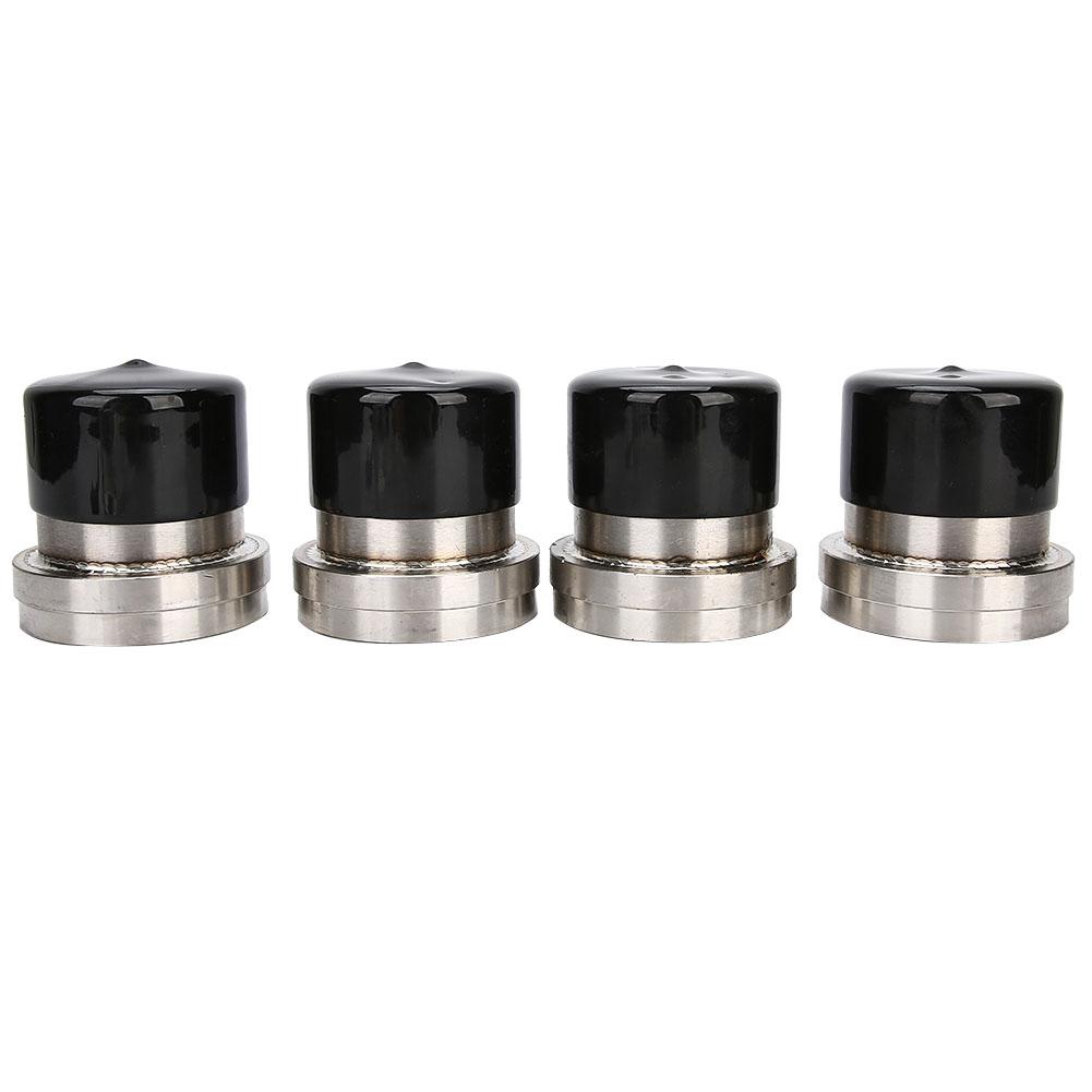 4pcs 2.441in Stainless Steel Trailer Bearing with Protective Buddy Bra Accessory