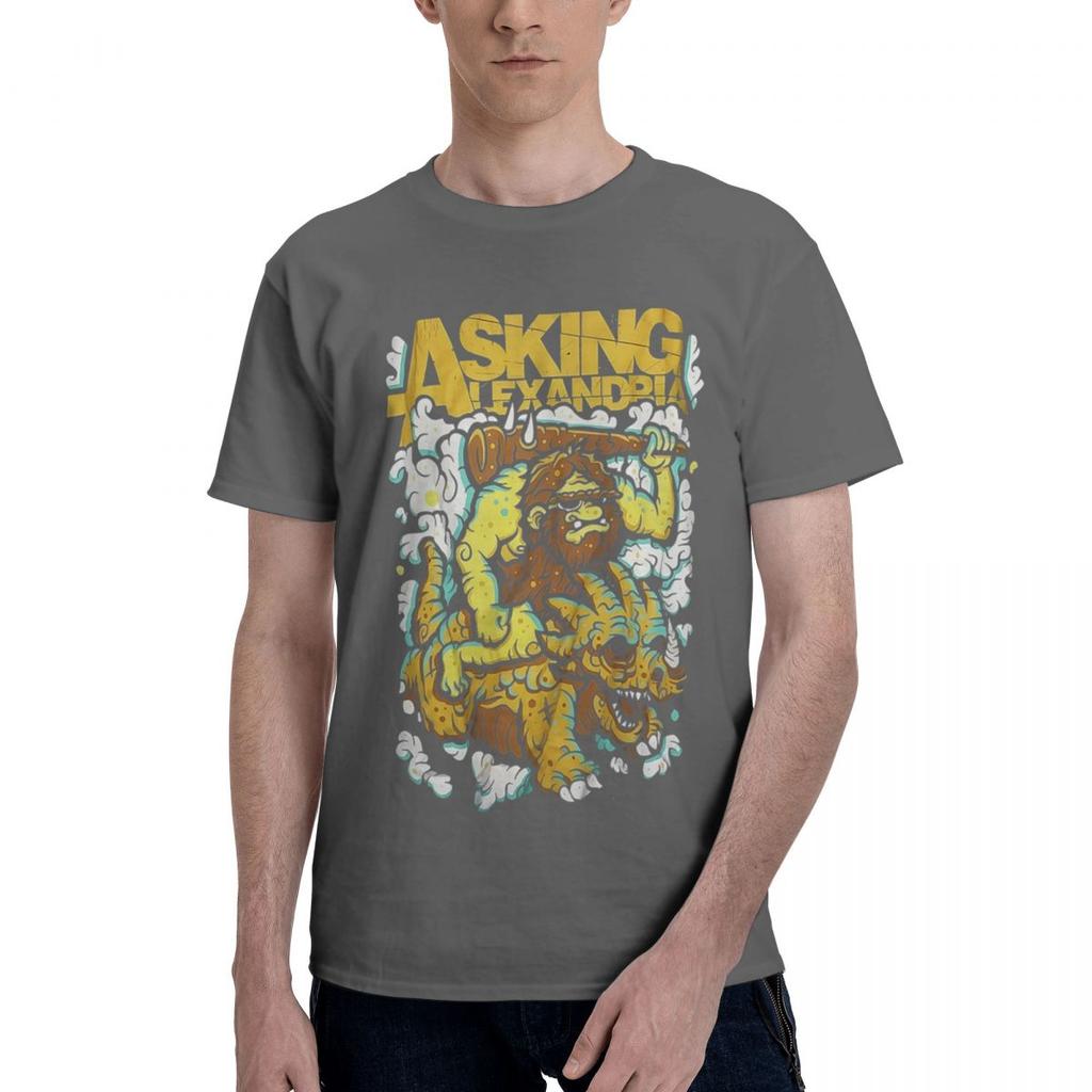 Asking Alexandria 100 Cotton Casual Breathable Confortable Kawaii Funny TShirt For Men Men TShirt