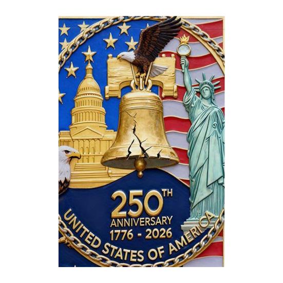 250th Anniversary America Garden Flag 250 Years of Freedom Patriotic Banner 4th of July Yard Sign for Independence Day Memorial Day Gift