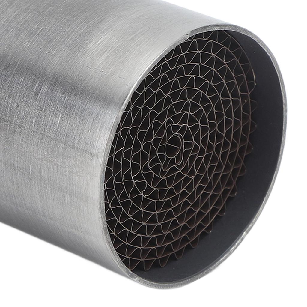 Exhaust Muffler Catalyst, Noise Reducing Removable Universal Exhaust Pipe Catalyst (42 X 50 Mm)