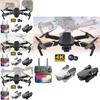E88 Pro 4k Dual Camera Foldable Drone Remote Control Quadcopters With Handheld Gift Box