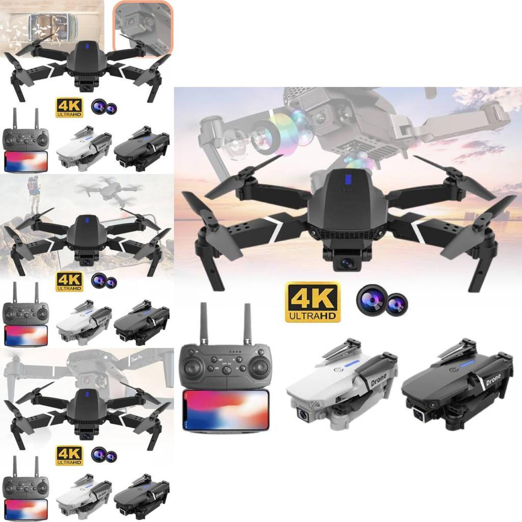 E88 Pro 4k Dual-Kamera Faltbare Drohne Fernbedienung Quadcopter Mit Handheld-Geschenkbox