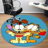 1pc Garfield Chair Carpet for Office Non-Slip, Soft & Comfortable, Carpet for Office, Gaming, Lightweight Round Floor Mat
