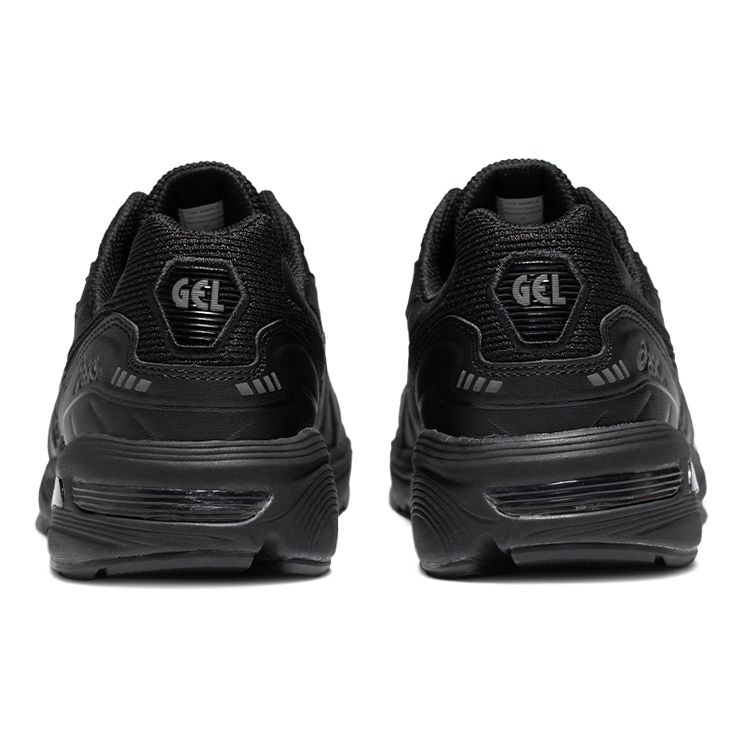 Asics Gel-1090 Fabric Synthetic Leather Fashion Retro Sports Low-Top Lifestyle Shoes Unisex Sneaker Black Gray 1203A243-001