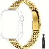 Two-tone Stainless Steel Bracelet For Apple Watch 38/40/41/42/44/45/46/49mm Series 1-10 & SE Metal Wristband for IWatch Series