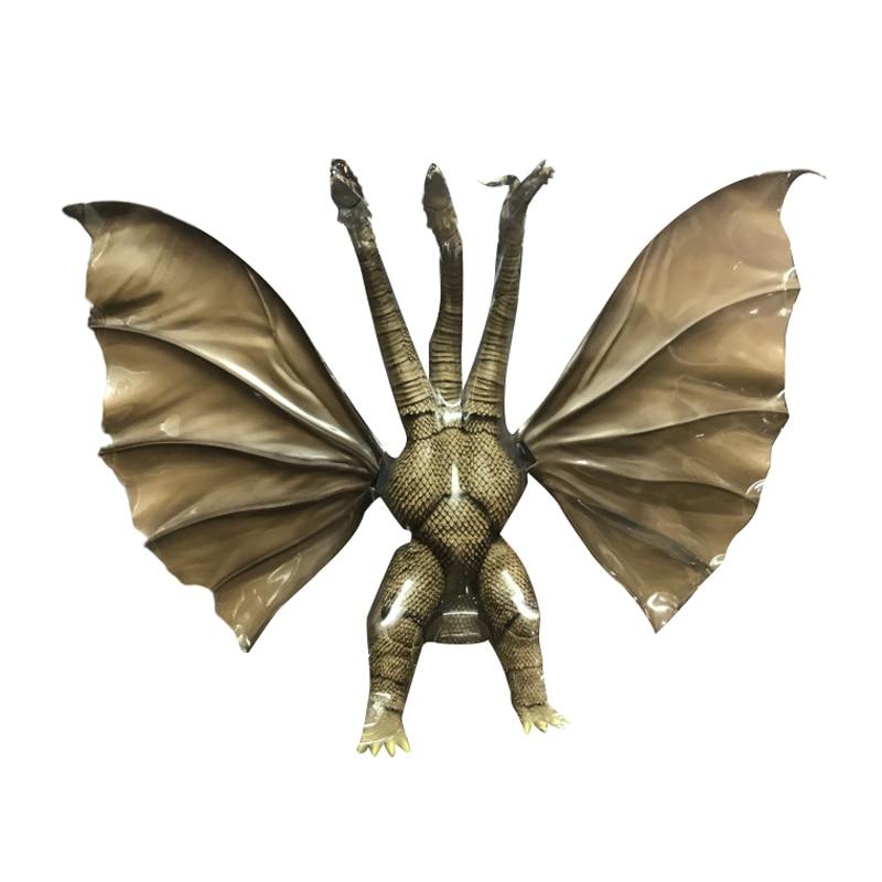 30cm Shf Shm Godzilla Anime Figure King Of King Kitola Three -Headed Dragon 2 Generation Animation Figma Pvc Toy Collection Gift