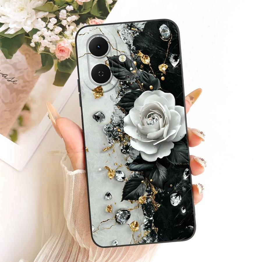 Pone Case for Tecno Spark Go 2 Case KM4 Cute Panda Lovely Rabbit Pattern Shell for Tecno Sparkgo2 GO 2 Len Proective Back Capa