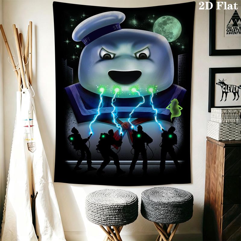 Ghostbusters Pattern Home Decor Tapestry, Wall Hanging, Decorative RV Wall Cloth.MGT0918162