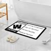 Interesting Phrase Door Mat Is Non Slip Machine Washable Suitable Both Indoor Outdoor Entrances Floor Mat Is Suitable Living