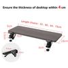 OUGIC Ergonomic Desk Extender Tray X Installation No Drilling Foldable Keyboard Drawer Table Mount Armrest Elbow and Arm Support for Computer 23.6"