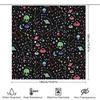 Galaxie Duschvorhang Weltraum Universum Sternenhimmel Himmlische Dekoration Badezimmer Set Modernes Abstraktes Muster Hintergrund