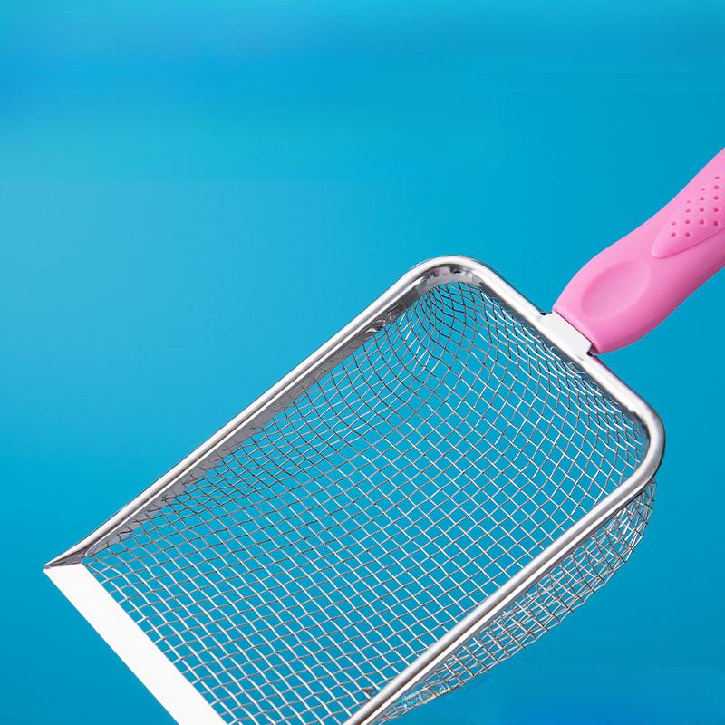 Cat Litter Shovel Pet Litter Tray Sand Scooper Shovel Sand Hanging Hole Small Holes Cat Litter Scooper Kitten Cleaning Tool