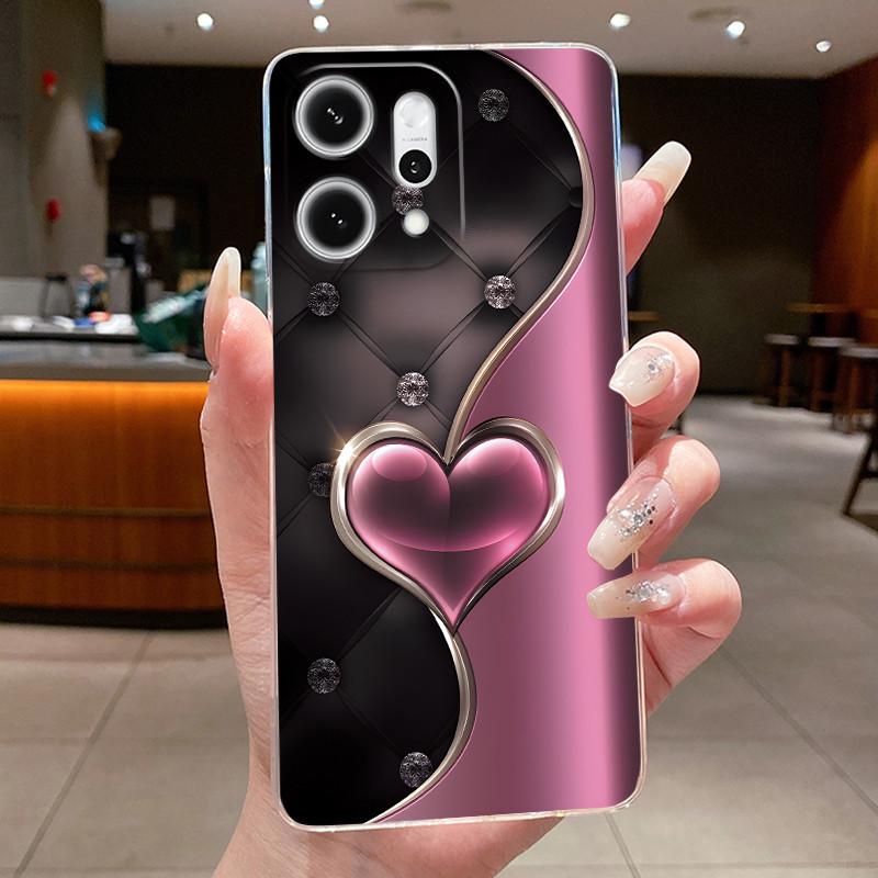 For Oppo Reno 14 Pro 5G 2025 Case Clear Luxury Fashion Butterfly Flowers Soft Slim Shell Casing For Reno14 14Pro Reno14Pro Cover