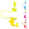 Big Head Golf Tee And Anti Lost Golf Tee Hanger Set Plastic Cartoon Dolphin Golf Tee Ring with Strap for Men Women Golf Enthusiasts
