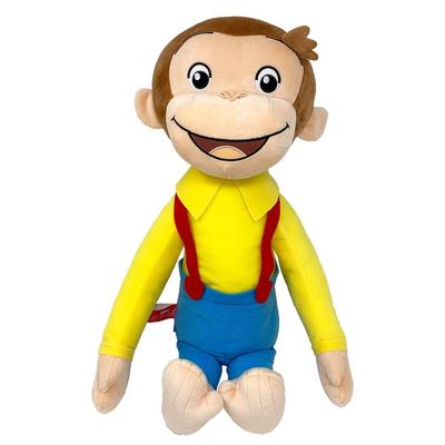 Neugieriger George Mega Jumbo Hosenträger Plüschtier 55cm