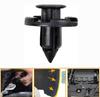 30 Pcs 8mm Car Plastic Rivets Fastener Bumper Fender Push Clips for Nissan