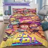 Funny School Theme Pattern Bedding,Quilt Set Quilt Cover Pillowcase Home Birthday Gift (1*duvet Cover+2*pillowcase,without core)ZSJT0917213