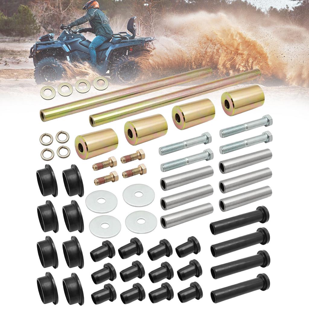 OE:5020826 Hinterradaufhängung Anschlagpuffer Kit Verschleißfest Hintere Obere Aufnahmen Mehrzweck für Polaris Sportsman 400 450 600 700