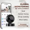 Mini Cameră WiFi HD 1080P Wifi Monitor Inteligent Camere de Supraveghere Monitorizare la Distanță Camere Video Rotativă la 360° Camere de Supraveghere Video pentru Securitate