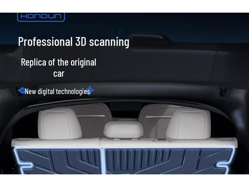 BYD Yuan PLUS TPE25 Integrated Trunk Mat - Car Accessory