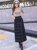 Winter Dress Newest Windproof Warm Zippered Down Cotton Full-Length Skirt Fashion Long Skirt Plus Size Winter Dress