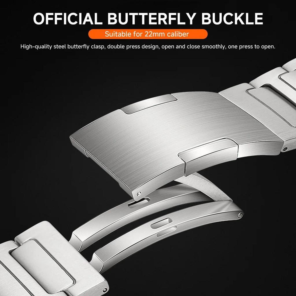 22mm Quick Fit Edelstahl Uhrenarmband Für Huawei Watch GT 6 5 4 Pro 46mm Armband Für Huawei Watch 5 4 3 / GT6 / Ultima