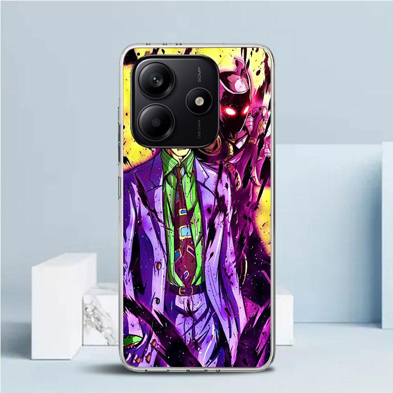 

Чохол для телефону JoJo Kira Yoshikage Killer Queen Для Xiaomi Redmi Note 15 14 14S 13 12S 12 Pro Plus 11S 11 11T 11E 10S 10 + М який ТПУ Redmi Note 15 Pro 4G