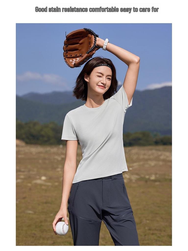 Custom Print Quick-Dry Crew Neck T-Shirt for Company Advertising, Outdoor Events, and Team Building.