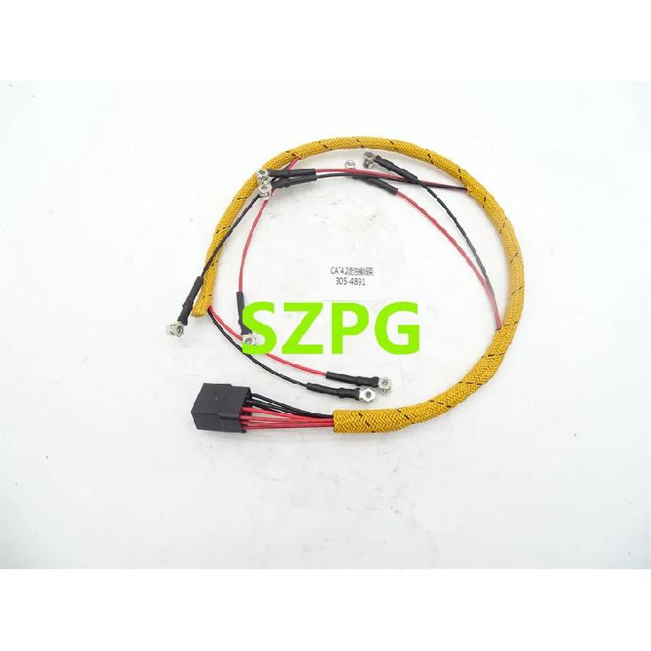 305-4891 3054891 Injector Wiring Harness For Caterpillar Excavator 312D E312D C4.2 Engine CAT 311d 313d 314d 315d