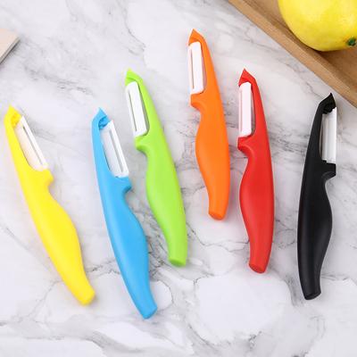 1pc Kitchen Slicer Melon Gadgets Zirconia Ceramics Fruit Peeler Pruner Radish Potato Cutter Kitchen Tools Vegetable Peeler Knife
