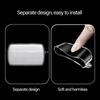 Transparents Earbuds Case Scratch Resistant Silicone Protections Sleeve for 5 with Carabiner Clip