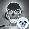 LED Light Halloween Skull Mask Horror Luminous Skull Mask LED Cold Light Mask  Halloween Party