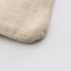 Used JIL SANDER Flat Shopper Square Tote Bag Canvas Leather Beige Black Used Women