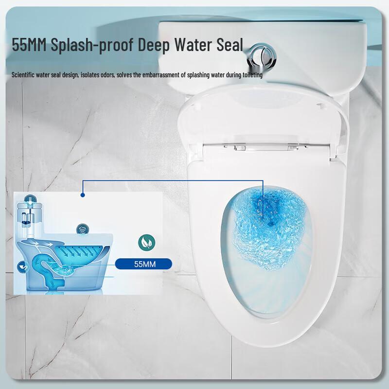 Water-Saving Jet Siphon Ceramic Toilet