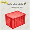 Zhongjing Thickened Red Plastic Turnover Storage Box