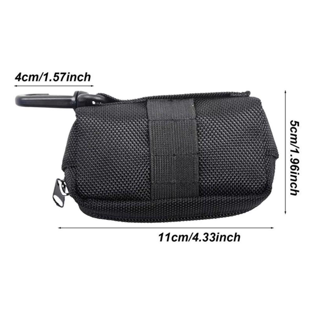 Oxford Cloth Golf Ball Pouch Storage Pocket Golf Ball Holder Golf Small Waist Bag  Men and Women