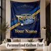Custom Text Tapestry Leeds Rhinos Print Wall Tapestry Indoor Living Room Wall Decor
