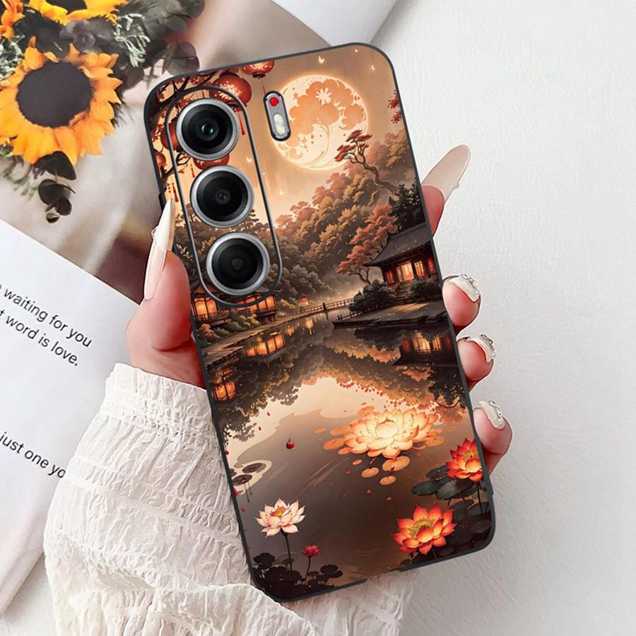 For Tecno Camon 40 Pro 5G Case CM7 Cute Cat Cool Painted TPU Soft Silicone Back Cover For Tecno Camon40 Camon 40Pro Phone Cases